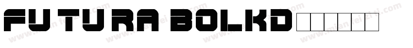 futura bolkd字体转换